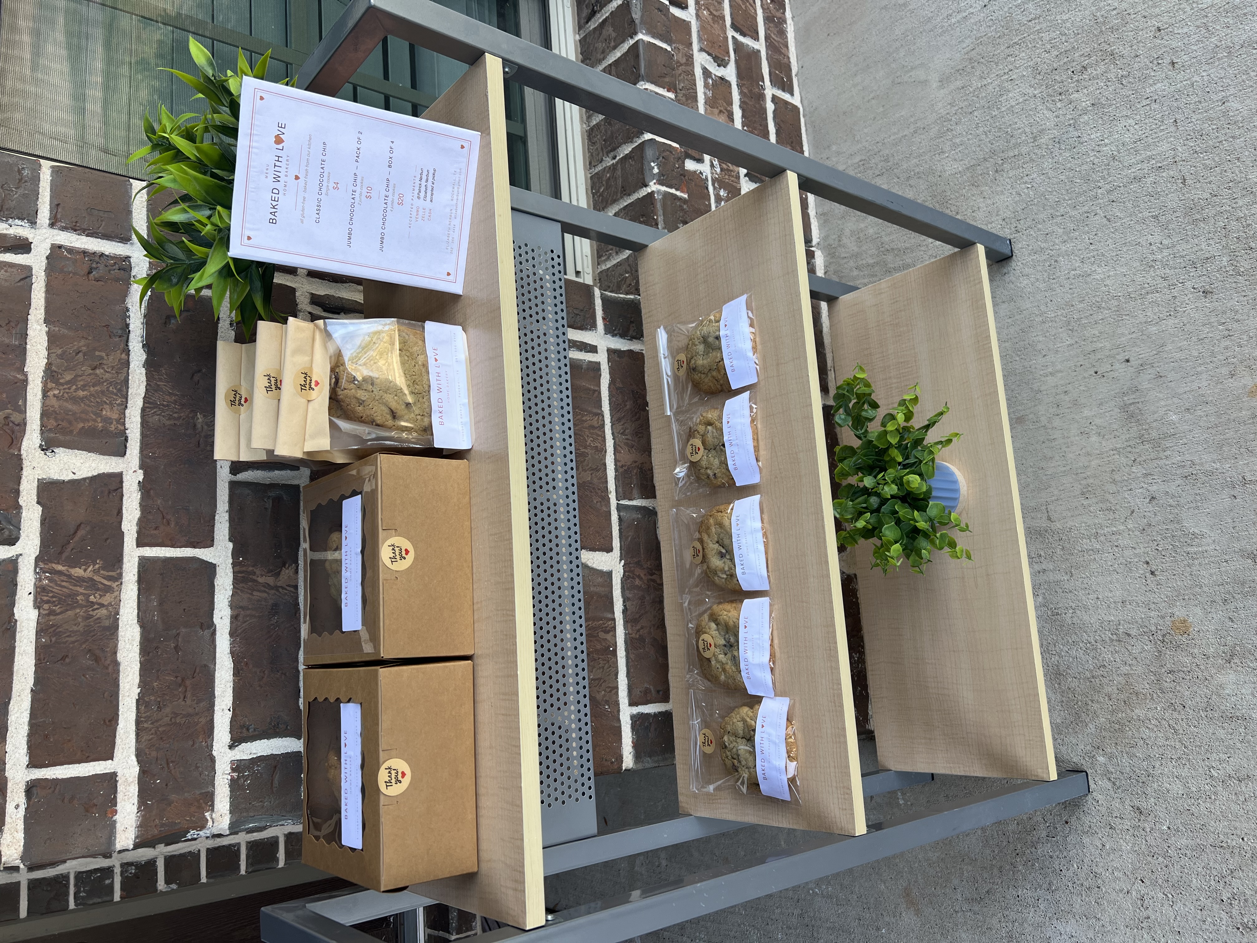 Baked with Love bake stand in Lakeview Summit