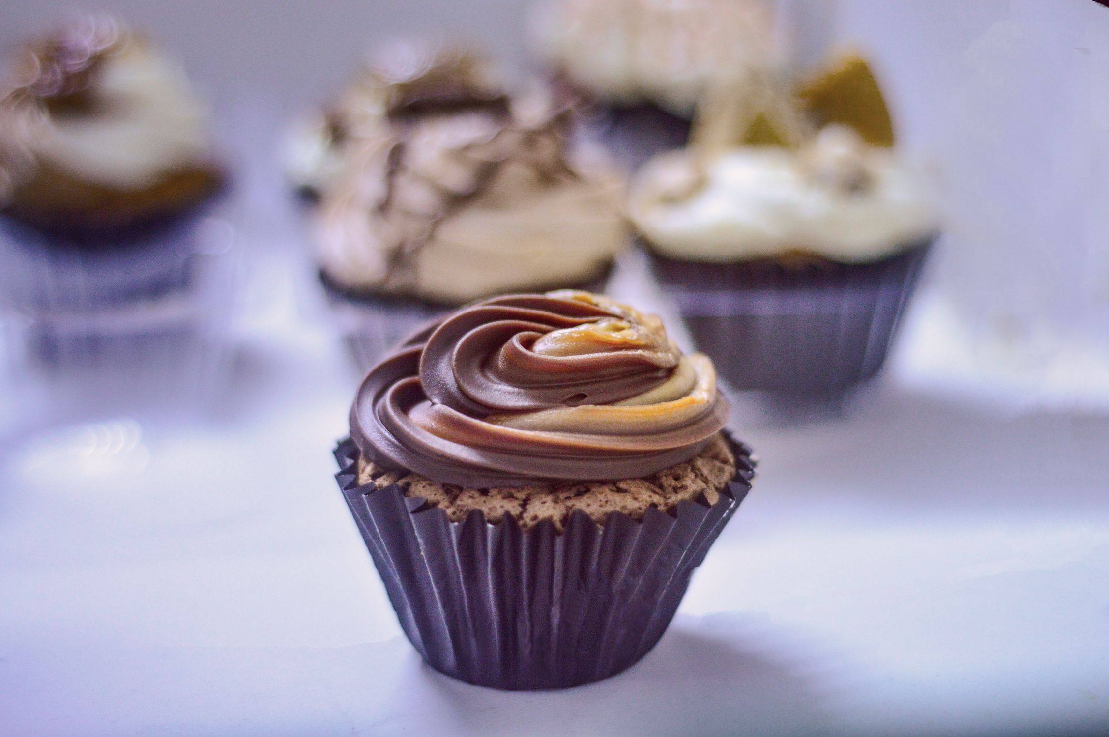 Gluten-free cupcakes with buttercream