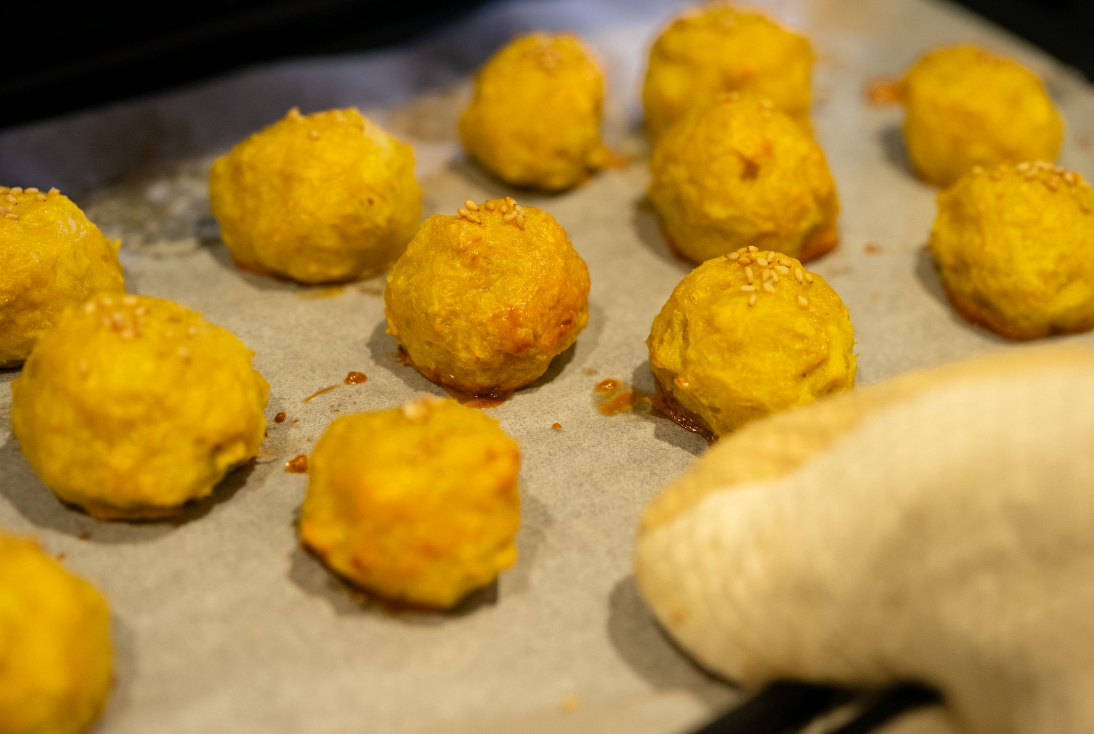 Baked savory veggie bites
