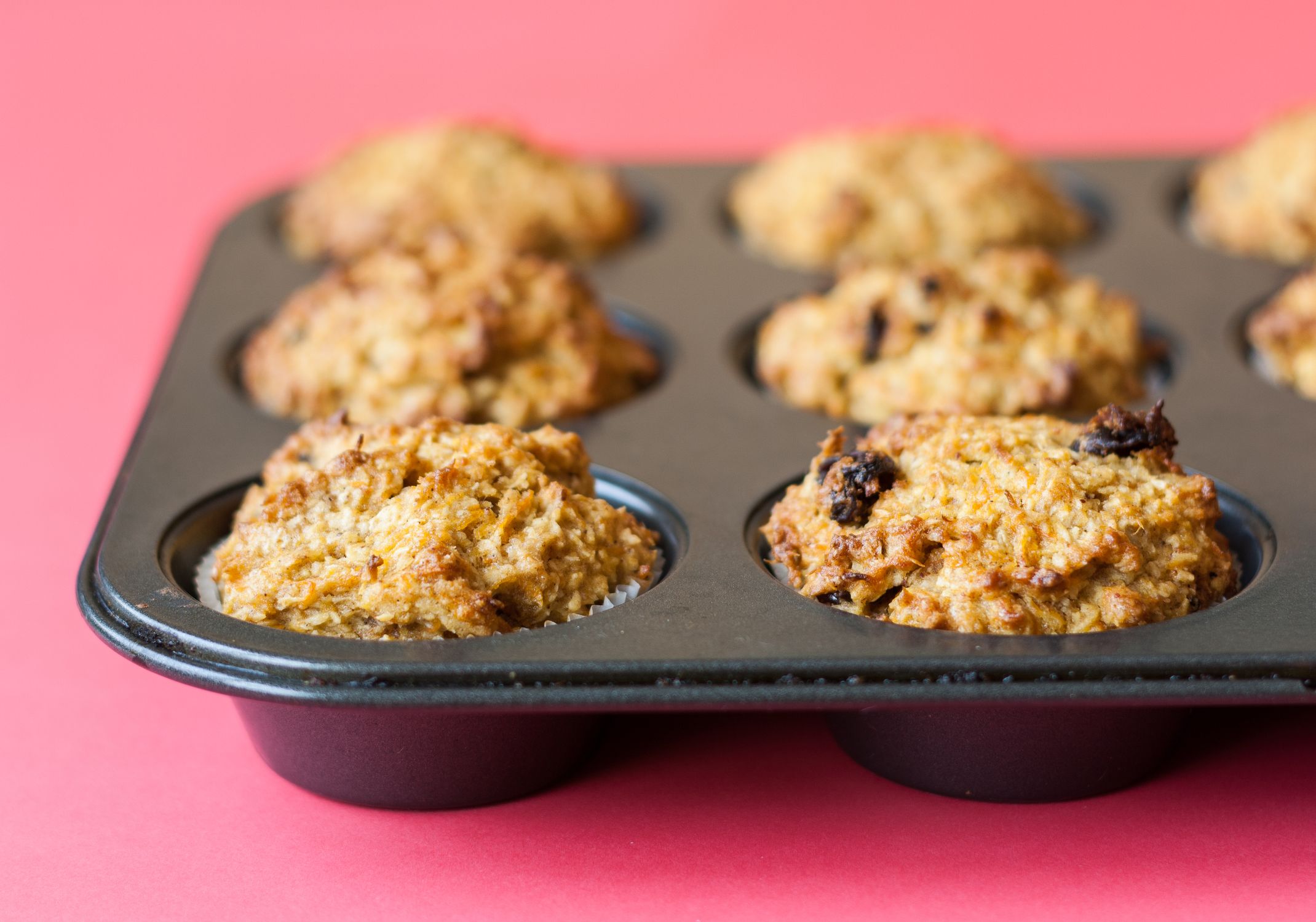 Hidden-veggie zucchini carrot muffins
